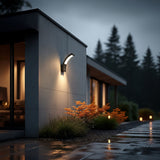 Candeeiro de fachada LED MCE343 B 800lm 10W IP54 Maclean Energy preto, branco natural (4000K)