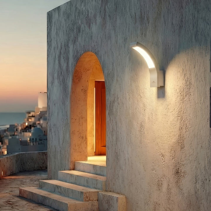 Lámpara de fachada LED color plata, color blanco natural (4000K) 800lm 10W IP54 Maclean Energy MCE343 SV