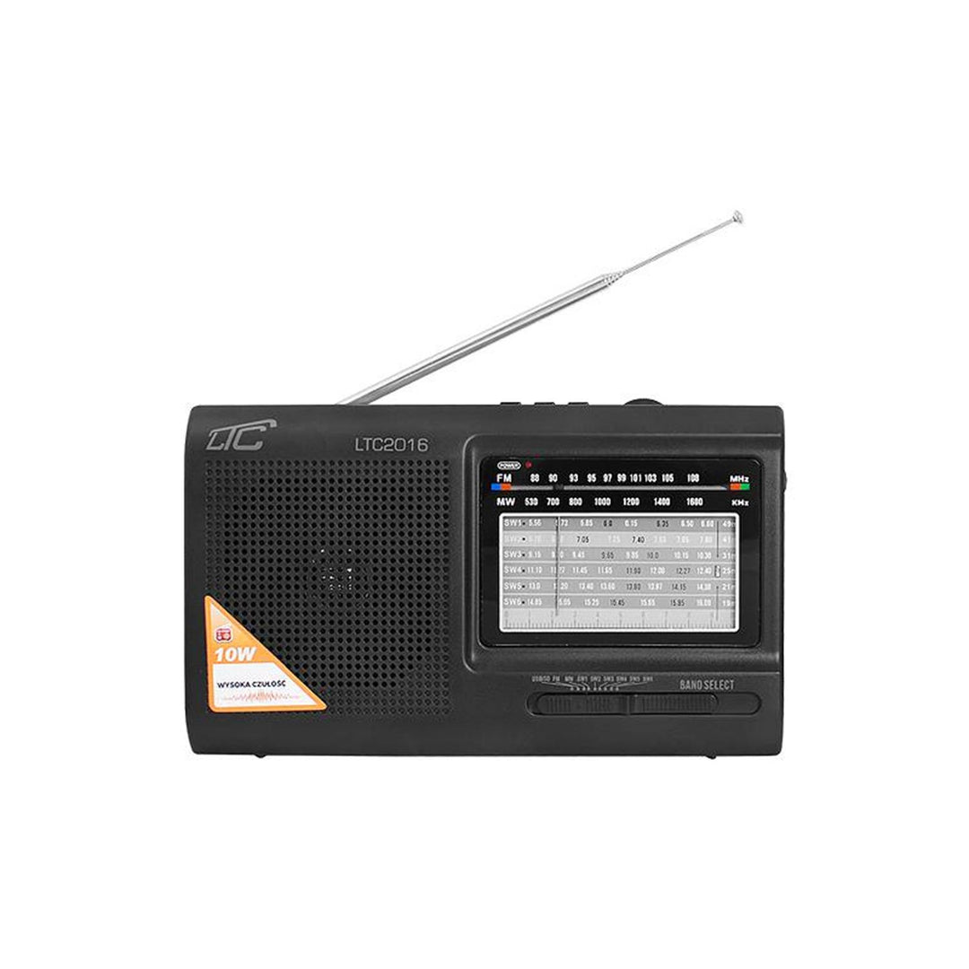 Radio portátil LTC-2016 WILGA USB con batería recargable incorporada