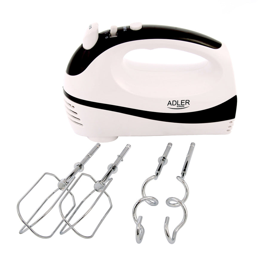Batidora de mano Adler, potencia 300 W, 5 velocidades, función Turbo, AD 4205 b