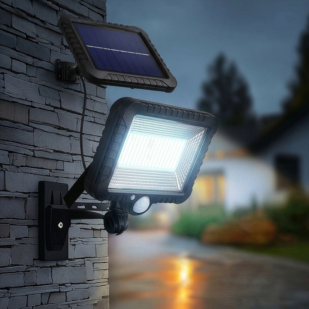 Refletor solar LED com sensor de movimento, aplique solar Maclean MCE438