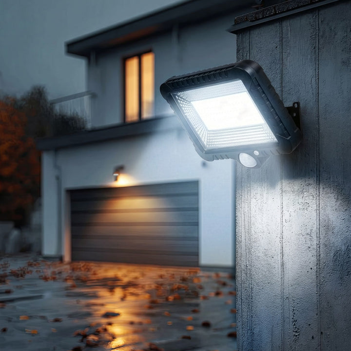 Refletor solar LED com sensor de movimento, aplique solar Maclean MCE438