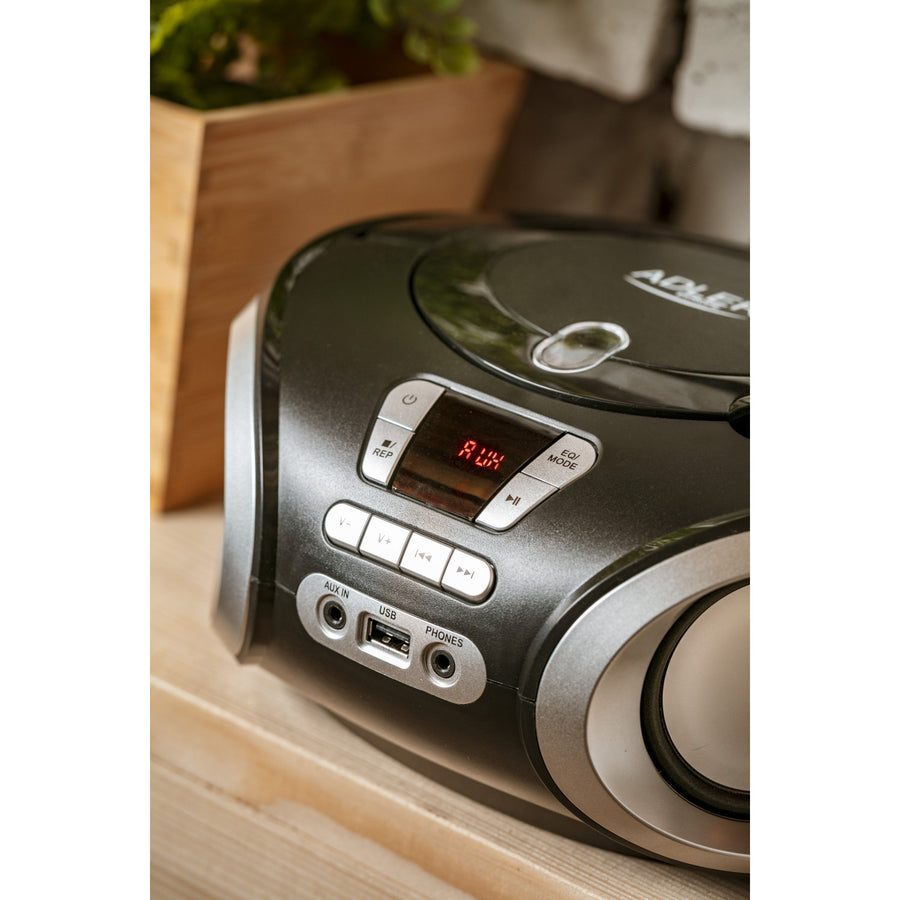 Coluna de som CD-MP3, USB, rádio Adler AD 1181