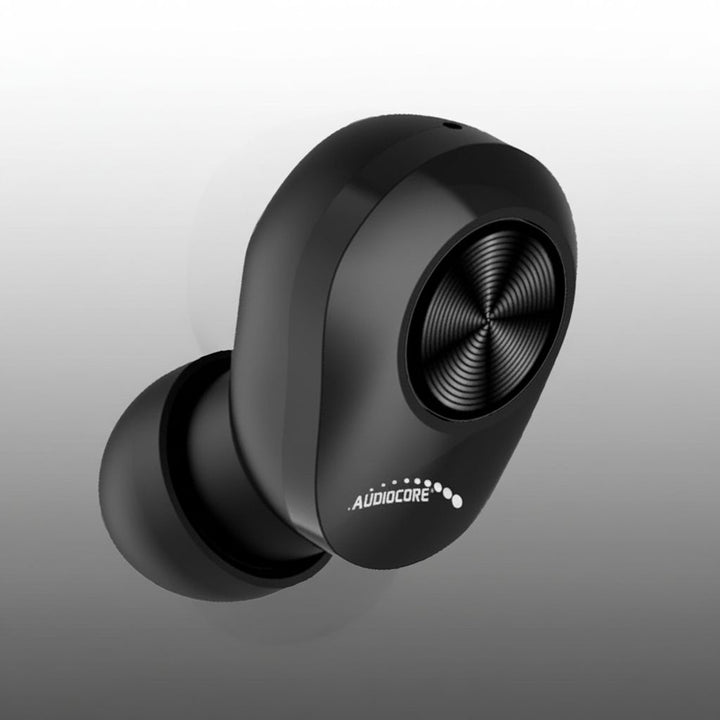Auriculares internos TWS Bluetooth con estación de carga y micrófono integrado, Tecnología táctil, Auriculares inalámbricos, Caja de carga, True Wireless Stereo BT5.1 con pantalla, Color negro