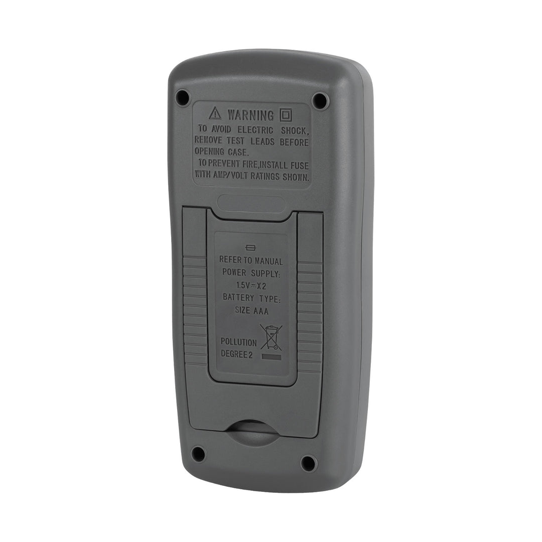 El medidor universal Rebel Tools RB-30D incluye cables de prueba