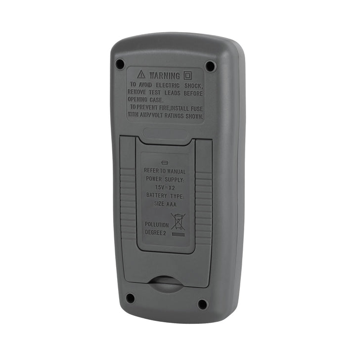 El medidor universal Rebel Tools RB-30D incluye cables de prueba