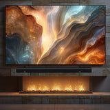 Suporte universal para sound bar de até 15 kg Suporte de alto-falante para montagem embaixo da TV