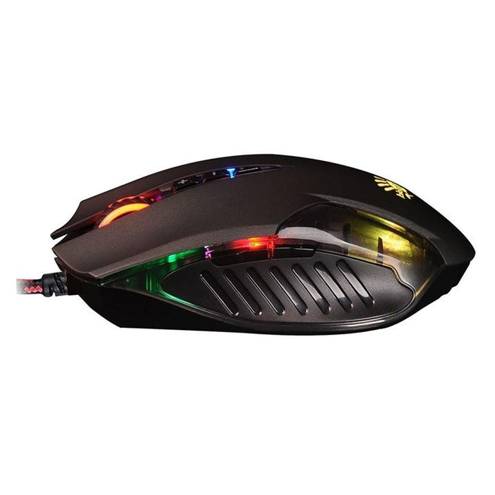 Ratón ordenador A4 TECH, con cable, USB, sensor óptico, BLOODY Q50