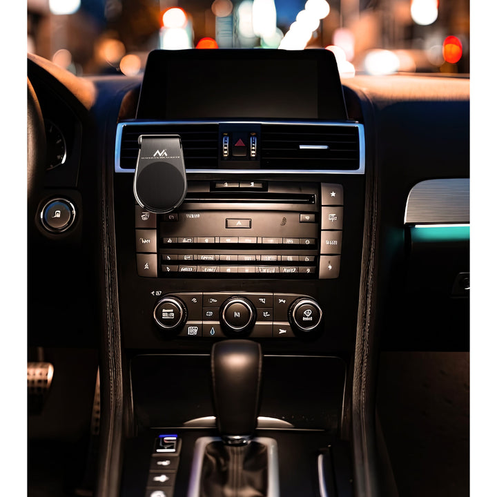 Soporte universal para teléfono móvil de coche para orificios de ventilación, soporte magnético, soporte para smartphone, Maclean MC-326