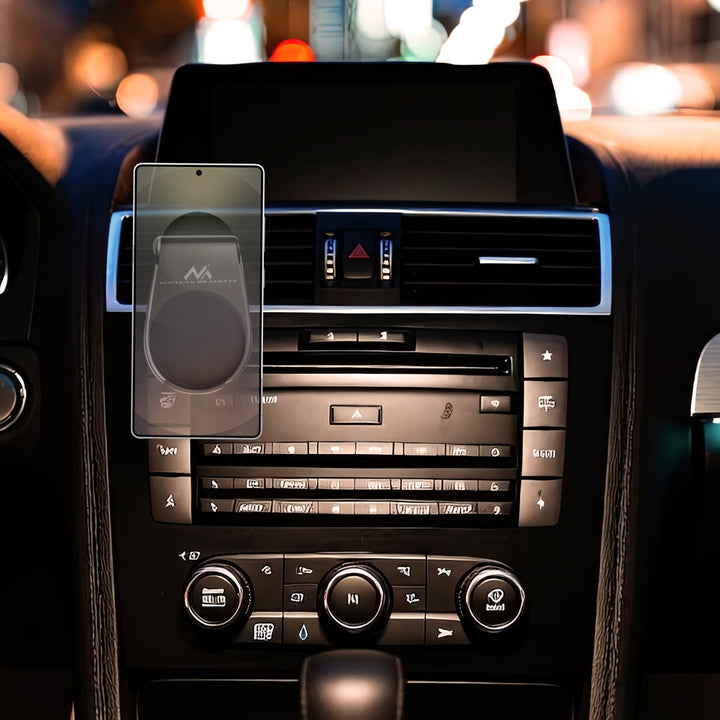 Soporte universal para teléfono móvil de coche para orificios de ventilación, soporte magnético, soporte para smartphone, Maclean MC-326