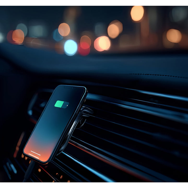 Soporte universal para teléfono móvil de coche para orificios de ventilación, soporte magnético, soporte para smartphone, Maclean MC-326