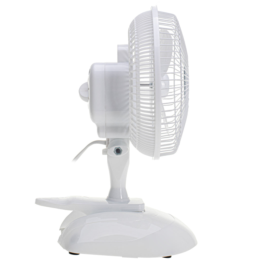 Ventilador de mesa Adler AD7317, clipe e base, diâmetro 15 cm, potência máxima 30 W