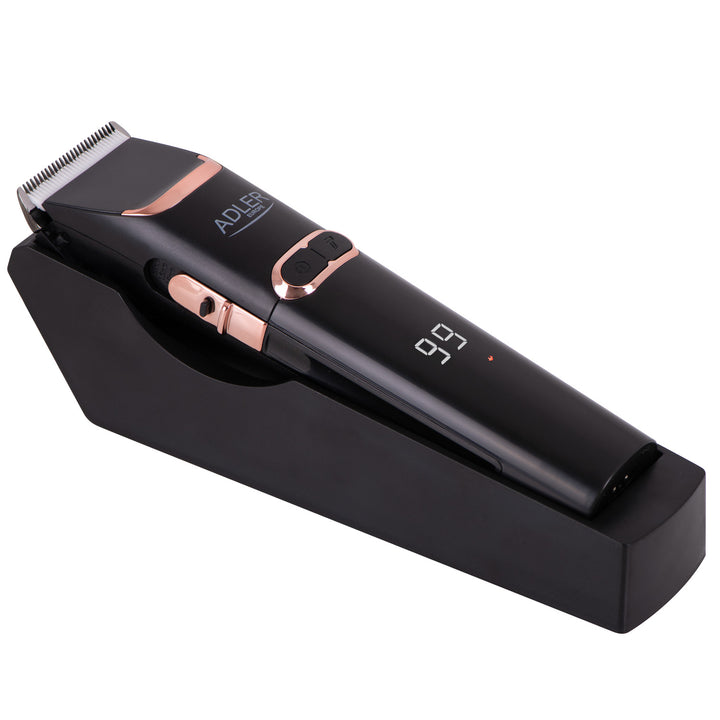 Cortapelos Adler, pantalla LCD, 40W, AD 2832