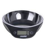 Báscula de cocina Mesko MS 3164 con bol con una capacidad de carga máxima de 5 kg