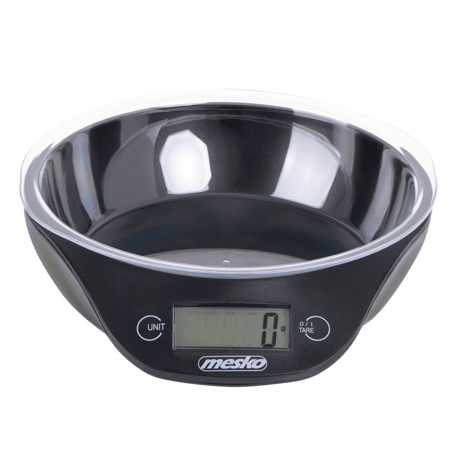 Báscula de cocina Mesko MS 3164 con bol con una capacidad de carga máxima de 5 kg