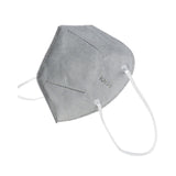 Máscara filtrante KN95 gris con válvula - 5 capas de tela no tejida de polipropileno