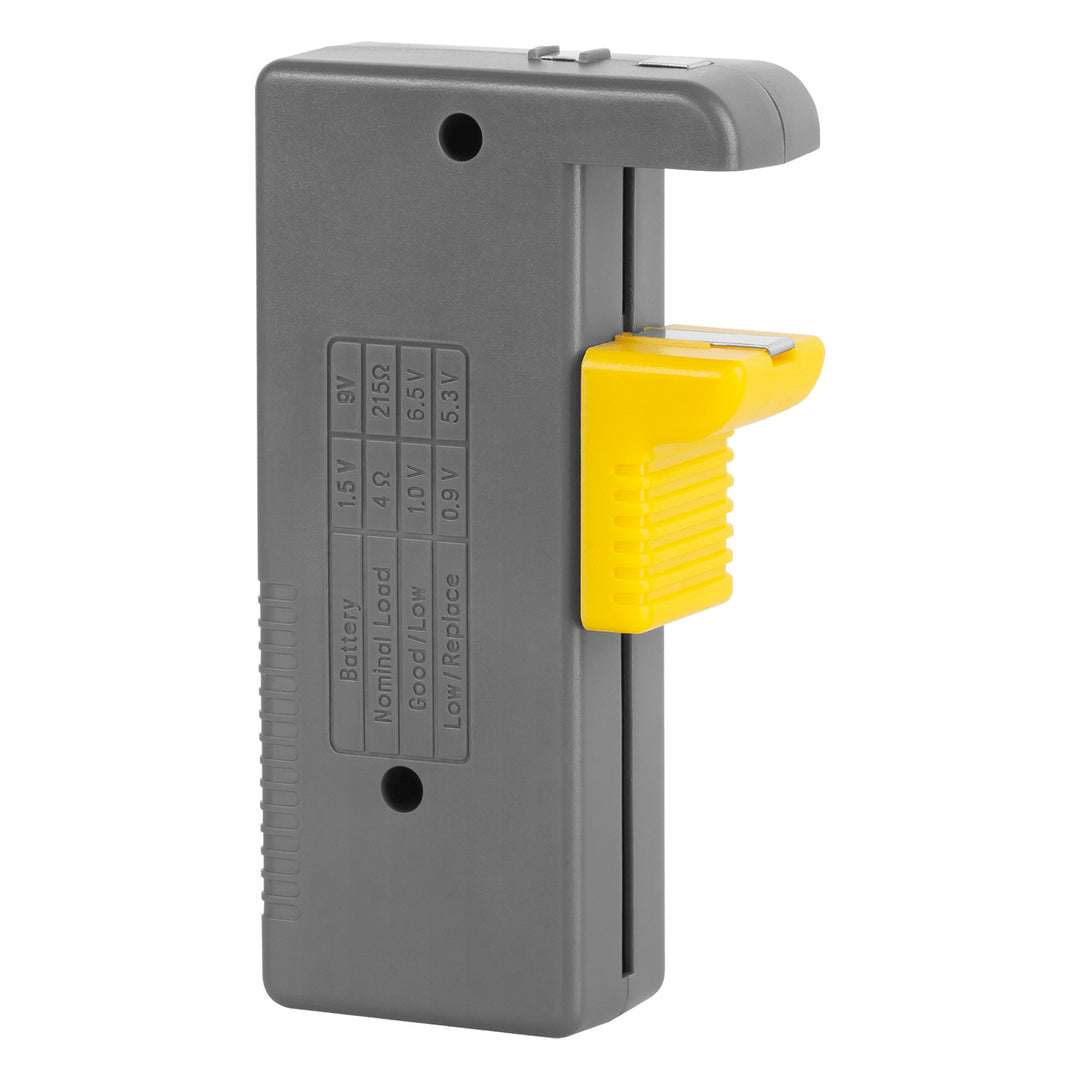 Comprobador de pilas Rebel, analógico, para pilas de 9 V, de botón, AAA, AA, C, D, MIE-RB-168