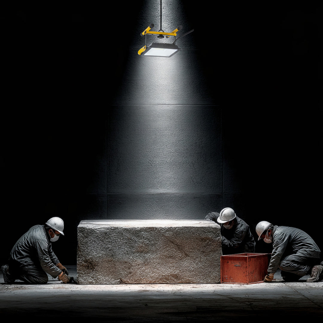 Suporte de chão amarelo Maclean MCE632 para projetores LED de aço Maclean com ângulo ajustável MCE550/650 MCE652