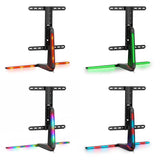 Soporte para monitor gaming NanoRS, altura ajustable, LED RGB, 32-55", VESA máximo 400x400, máximo 40 kg, RS167