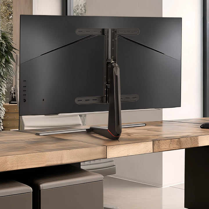 Suporte para monitor de jogos NanoRS, altura ajustável, LED RGB, 32-55", Max VESA 400x400, Max 40kg, RS167