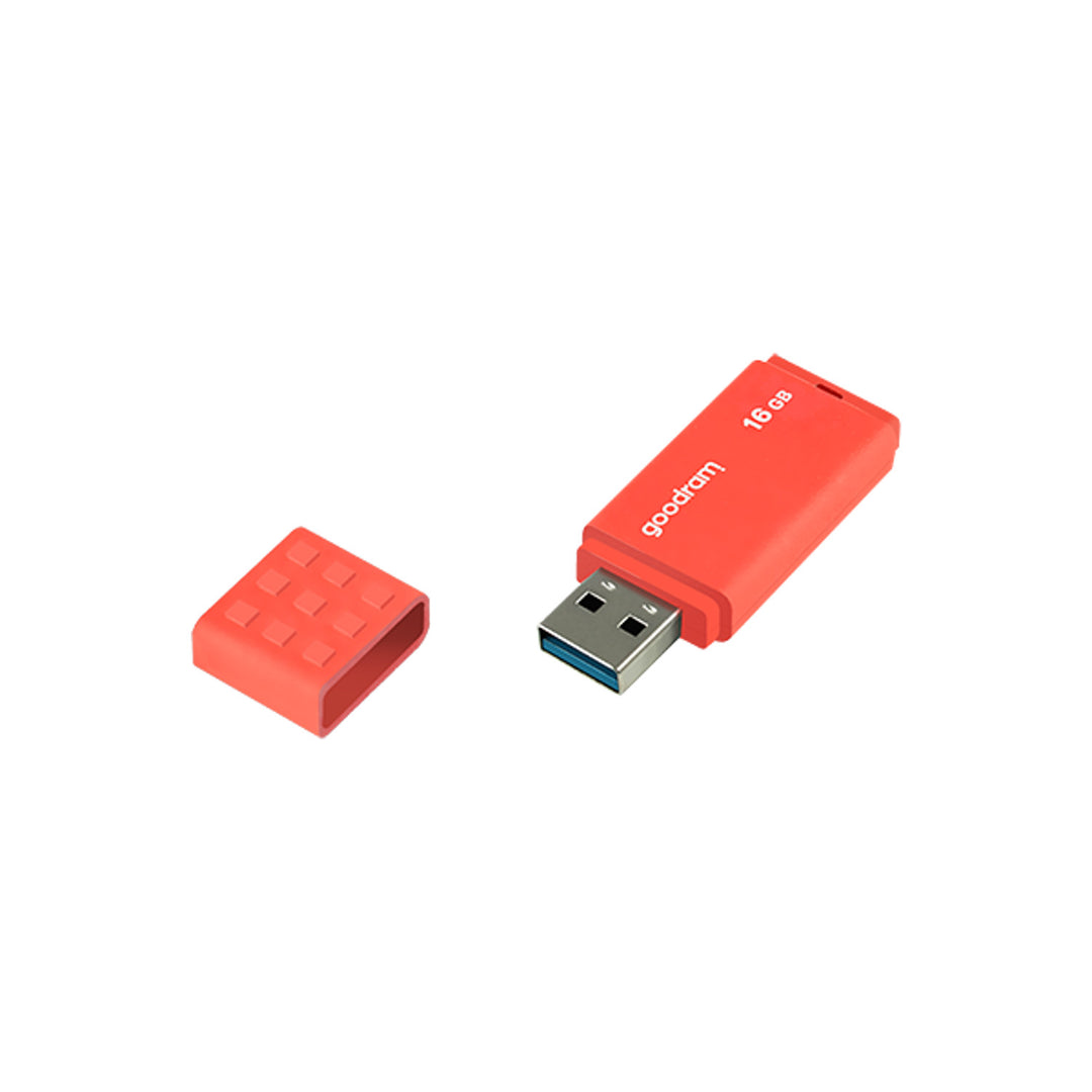 Pendrive Goodram USB 3.0, capacidad: 16 GB, naranja