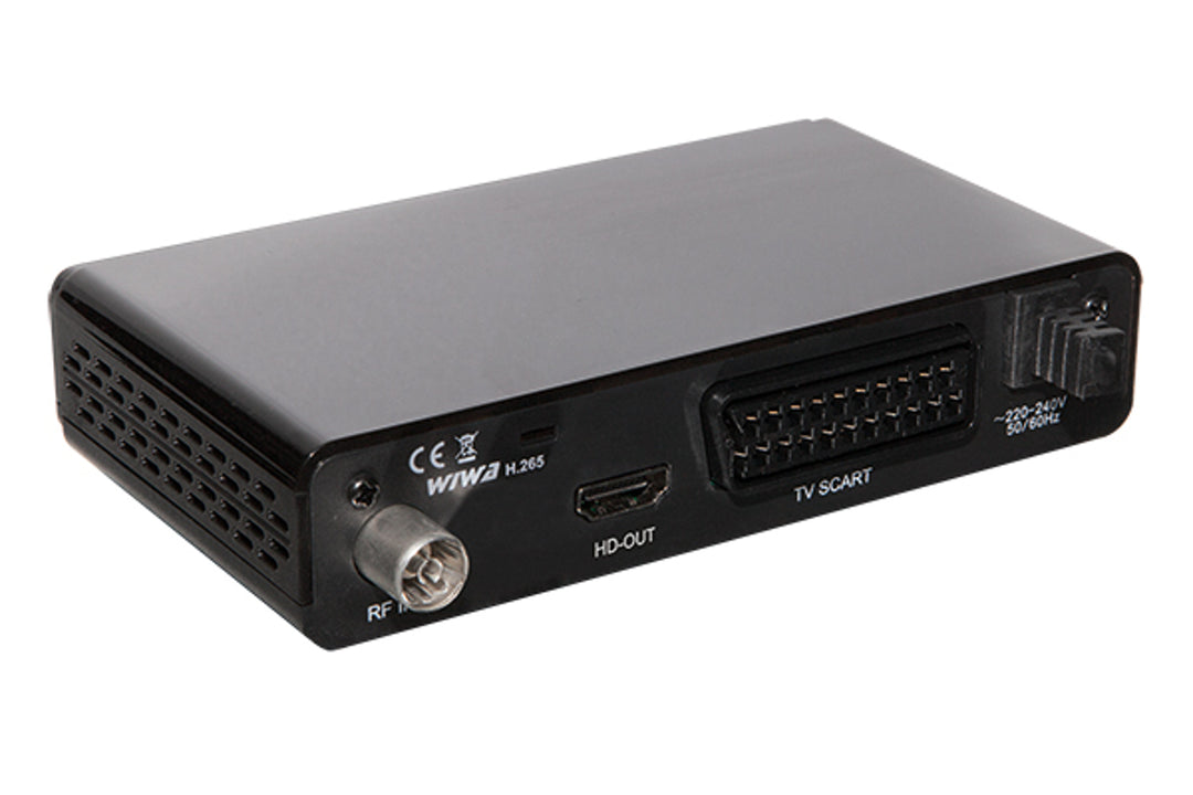 Receptor Wiwa DVB-T/T2 memo H. 265 ideal para receber o novo sinal DVB T2