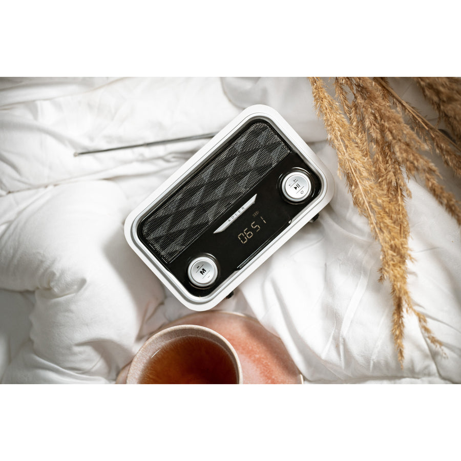 Rádio FM Bluetooth 1800 mAh SD USB MP3 AUX LCD Adler AD 1185