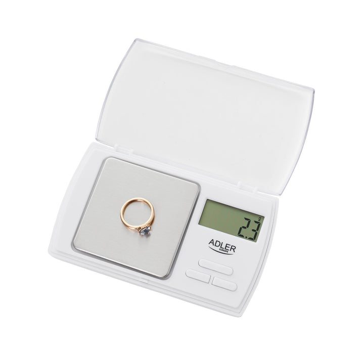 Balanza de precisión Adler AD 3161 con pantalla LCD clara
