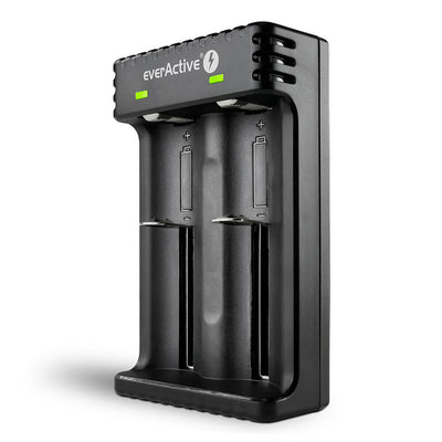 Carregador de baterias Everactive, para baterias de iões de lítio, 2x 1000 mA, LC200