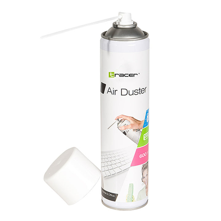 Tracer Air Duster Aire comprimido, Limpia y elimina el polvo, Tubo capilar, 600ml