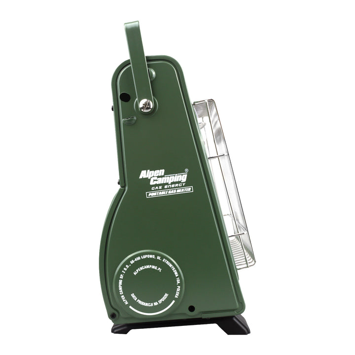 Alpen Camping Estufa de gas portátil, consumo de gas 124 g/h, encendido piezoeléctrico, IK-1000 PRO, ICELAND