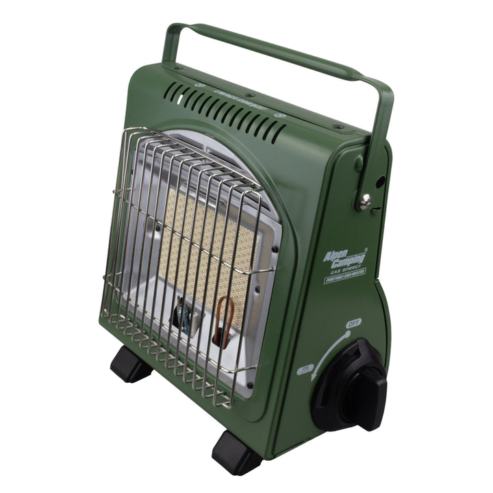 Alpen Camping Estufa de gas portátil, consumo de gas 124 g/h, encendido piezoeléctrico, IK-1000 PRO, ICELAND