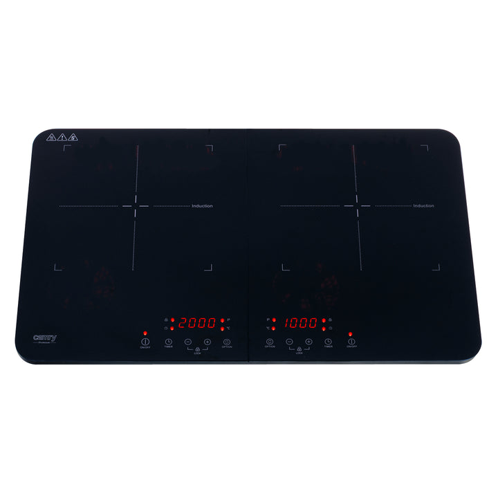 Cocina de inducción de doble quemador 3500W Camry CR 6514