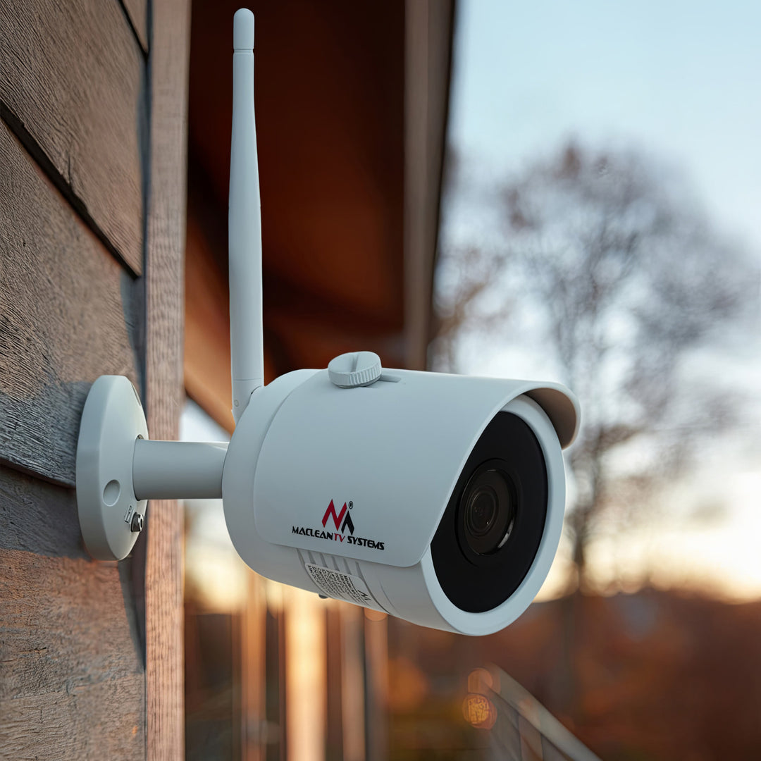 Câmera IP externa Maclean IPC WiFi 5MPx, alto-falante, CMOS 1/2,5", H.264/H.264+/H.265/H.265+/JPEG/AVI, Onvif, MCTV-516