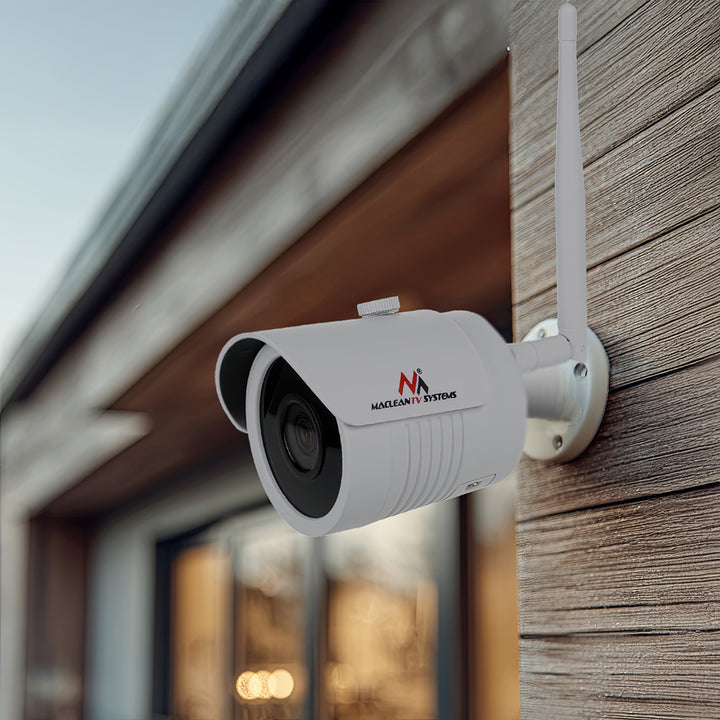 Câmera IP externa Maclean IPC WiFi 5MPx, alto-falante, CMOS 1/2,5", H.264/H.264+/H.265/H.265+/JPEG/AVI, Onvif, MCTV-516
