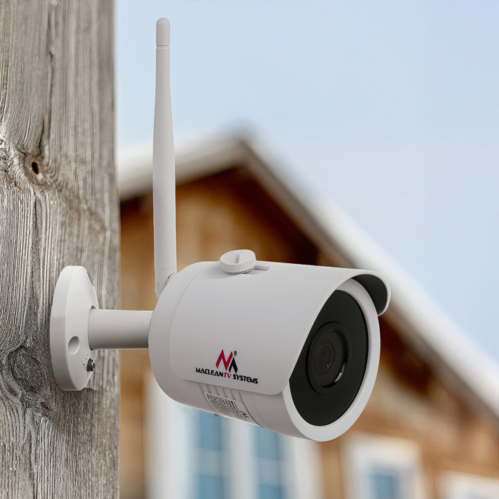 Câmera IP externa Maclean IPC WiFi 5MPx, alto-falante, CMOS 1/2,5", H.264/H.264+/H.265/H.265+/JPEG/AVI, Onvif, MCTV-516