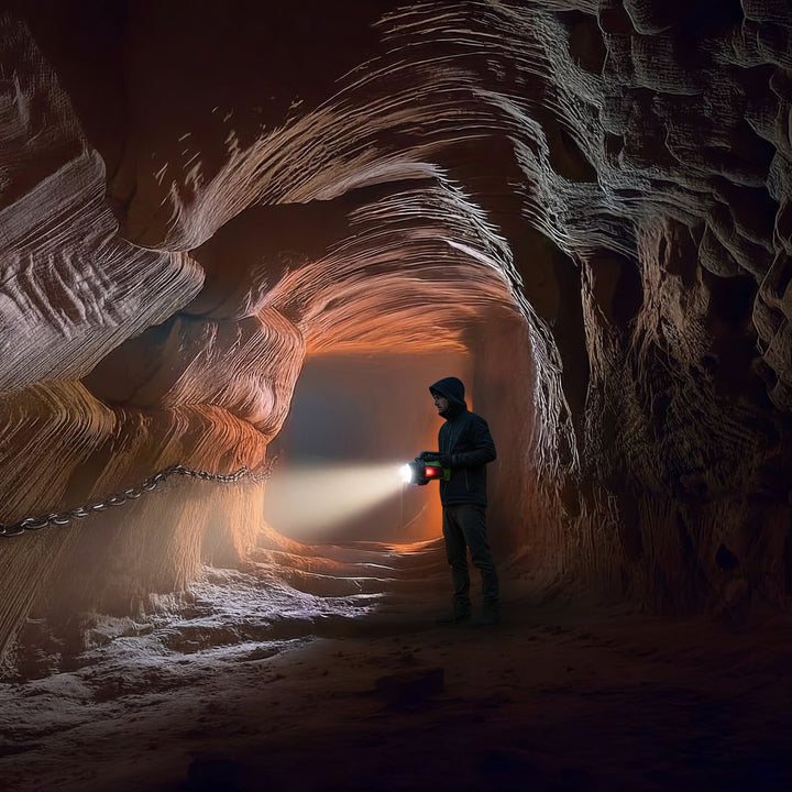 Lanterna LED Maclean 3 em 1, função powerbank, 3 modos de luz, 5W XM-L-T6, branco frio 6500K, 3,7V 3x18650, 4500mAh, MCE345