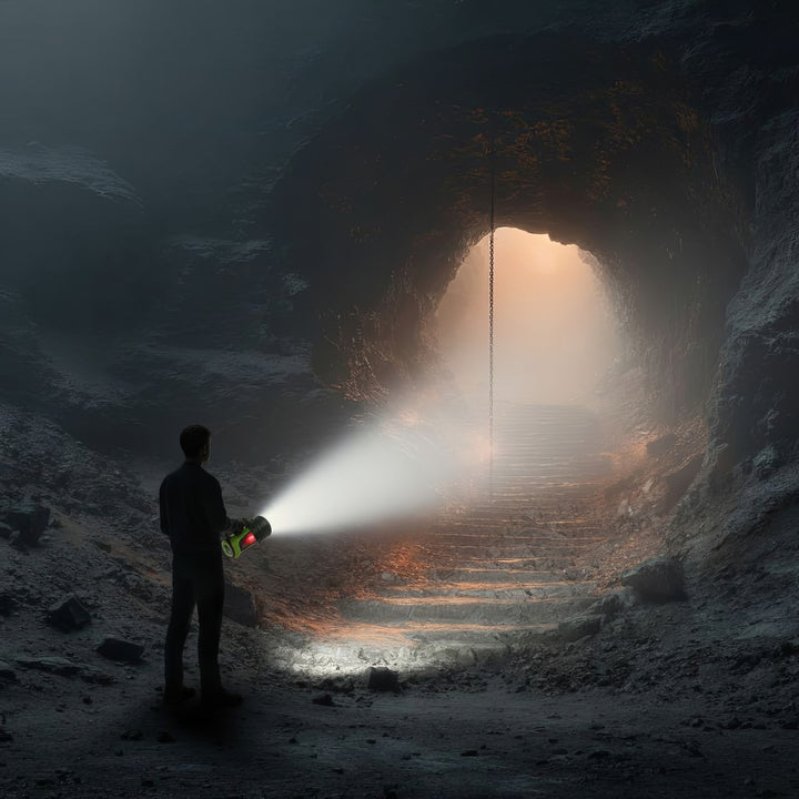 Lanterna LED Maclean 3 em 1, função powerbank, 3 modos de luz, 5W XM-L-T6, branco frio 6500K, 3,7V 3x18650, 4500mAh, MCE345