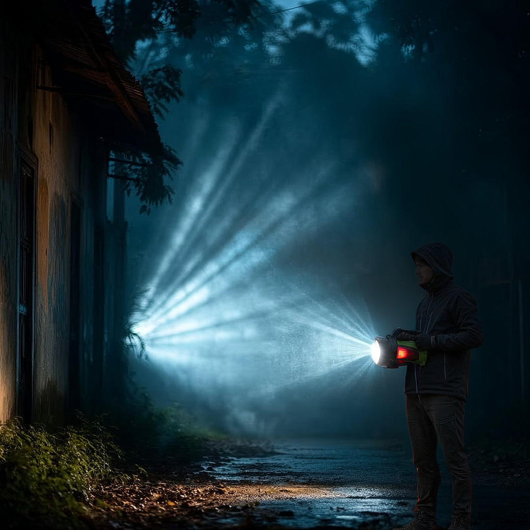 Lanterna LED Maclean 3 em 1, função powerbank, 3 modos de luz, 5W XM-L-T6, branco frio 6500K, 3,7V 3x18650, 4500mAh, MCE345