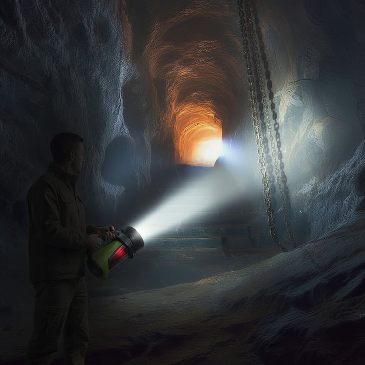 Lanterna LED Maclean 3 em 1, função powerbank, 3 modos de luz, 5W XM-L-T6, branco frio 6500K, 3,7V 3x18650, 4500mAh, MCE345