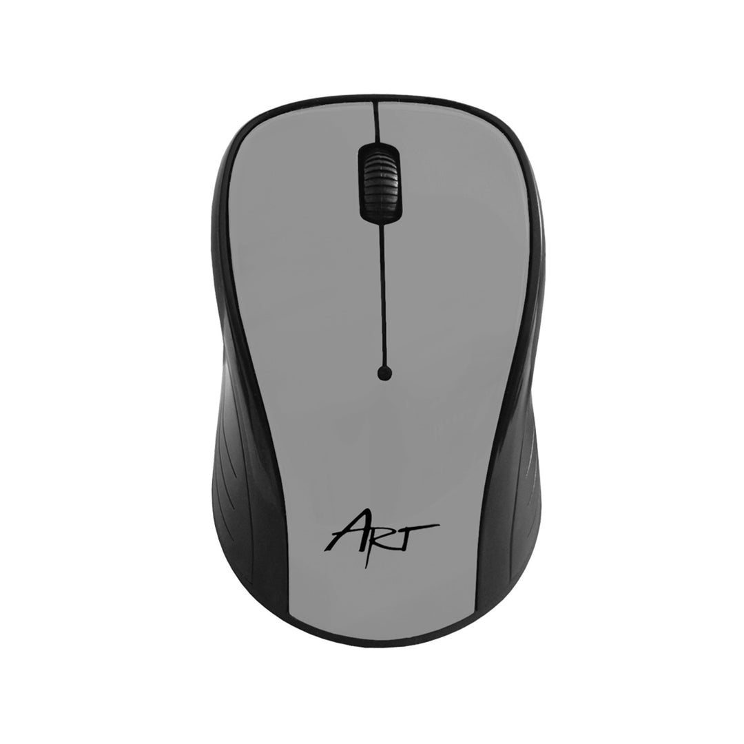 Multioffice Ratón óptico Art, inalámbrico, USB, plata, AM-92B