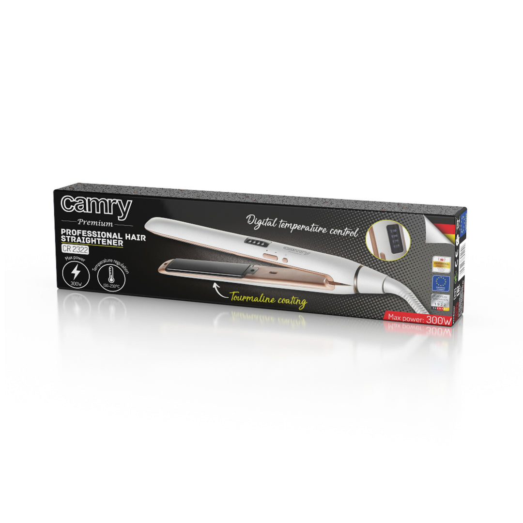 Plancha de pelo profesional de cerámica-turmalina Camry CR 2322