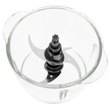 Picadora con recipiente de cristal Adler AD 4082 300W cuchillas de acero inoxidable
