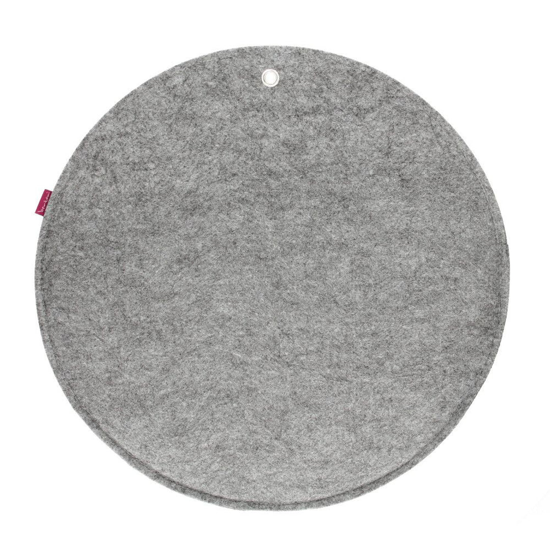 Organizador mural de fieltro Bertoni Círculo XL diámetro 45 cm - gris, 4 bolsillos