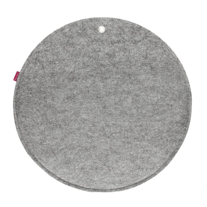 Organizador mural de fieltro Bertoni Círculo XL diámetro 45 cm - gris, 4 bolsillos