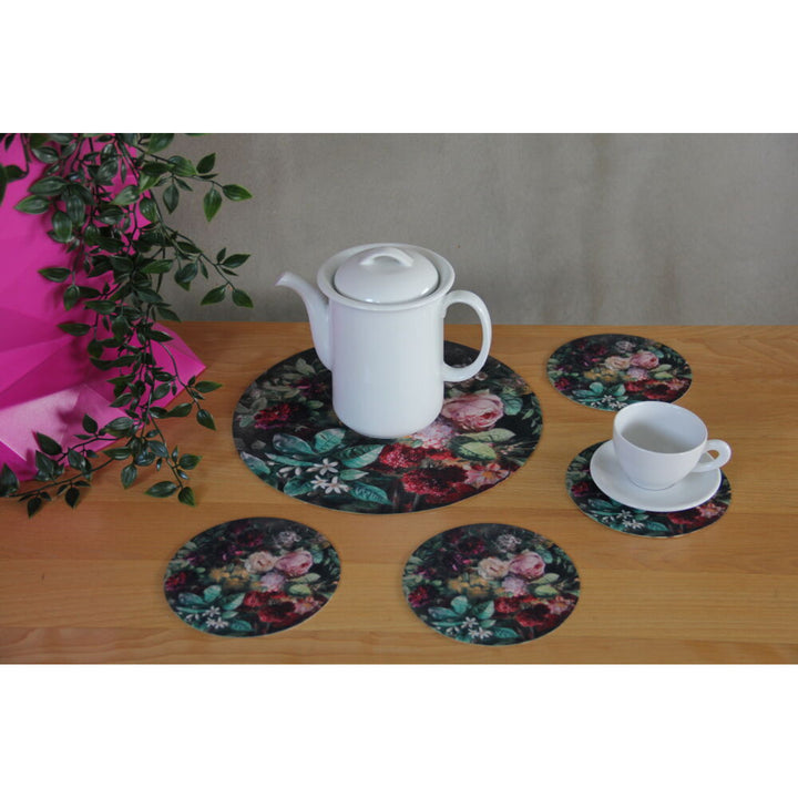 Conjunto de bases redondas de feltro 1 + 4 - BUNCH
