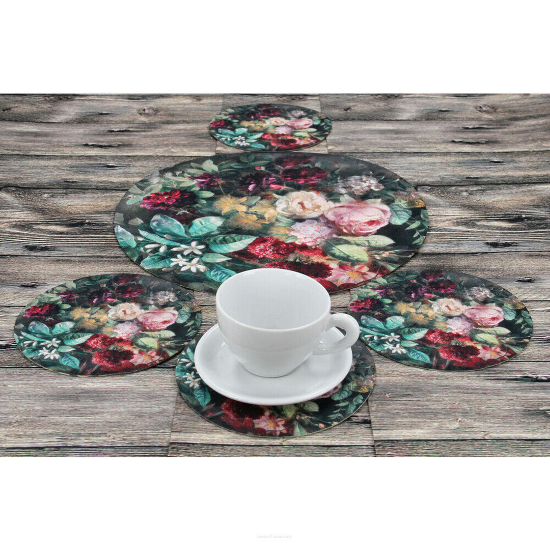 Conjunto de bases redondas de feltro 1 + 4 - BUNCH
