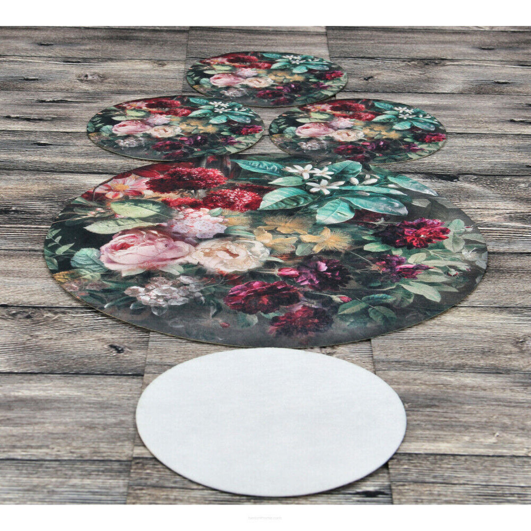 Conjunto de bases redondas de feltro 1 + 4 - BUNCH