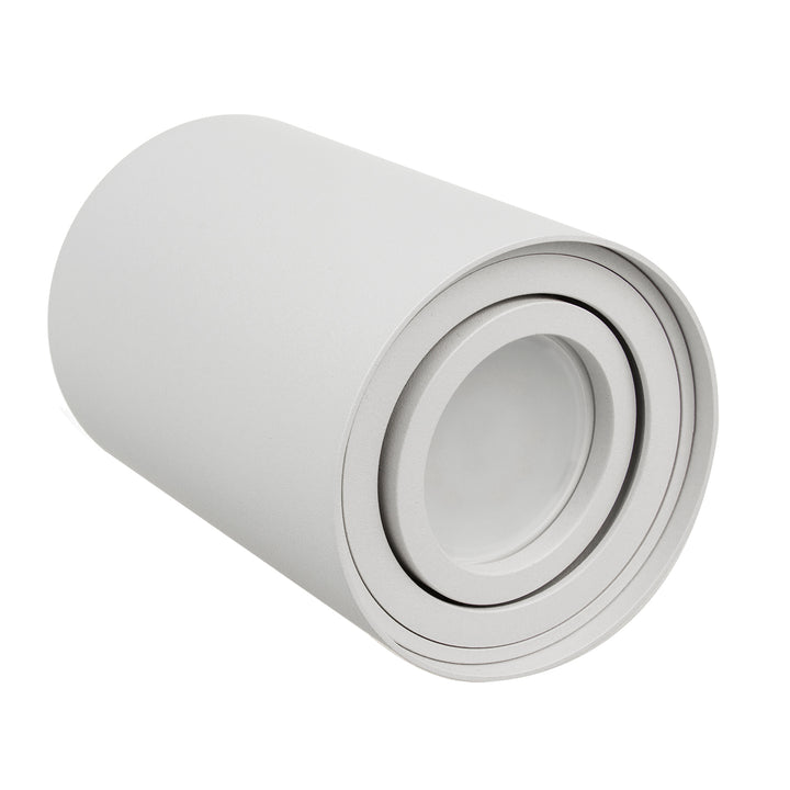 Candeeiro de teto redondo branco Maclean MCE422 + lâmpada LED GU10 5W 4000K