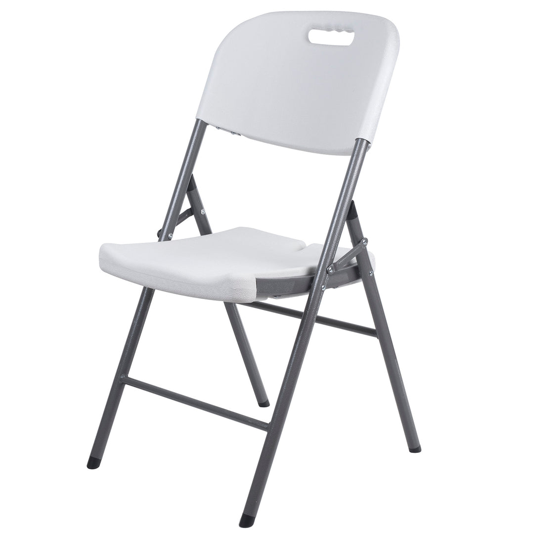 Mesa rectangular de plástico GreenBlue 180 x 74 x 74 cm + 4× silla de jardín GreenBlue